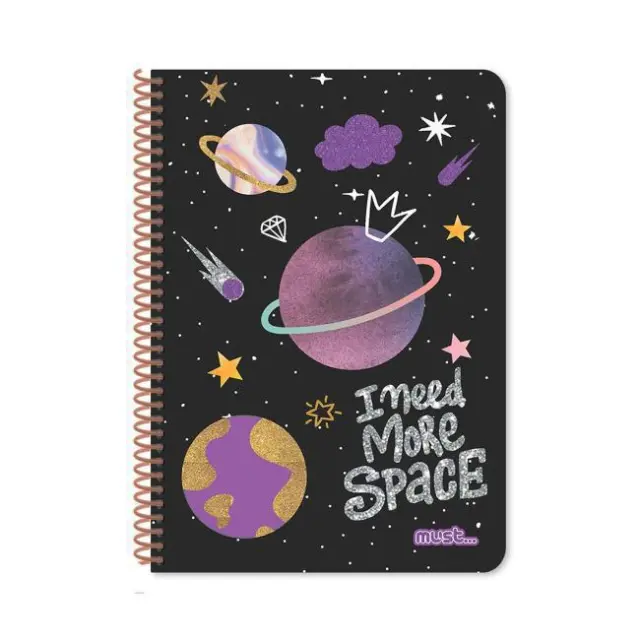 Must Τετράδιο Σπιράλ Cute 17x25 1 θέμα (000584463) 3