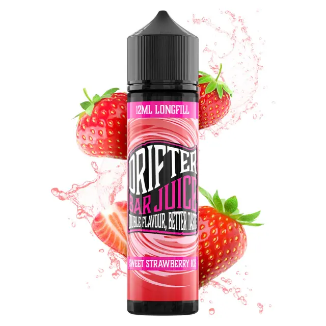 Drifter Bar Juice Flavor Shots Sweet Strawberry Ice 12ml to 60ml