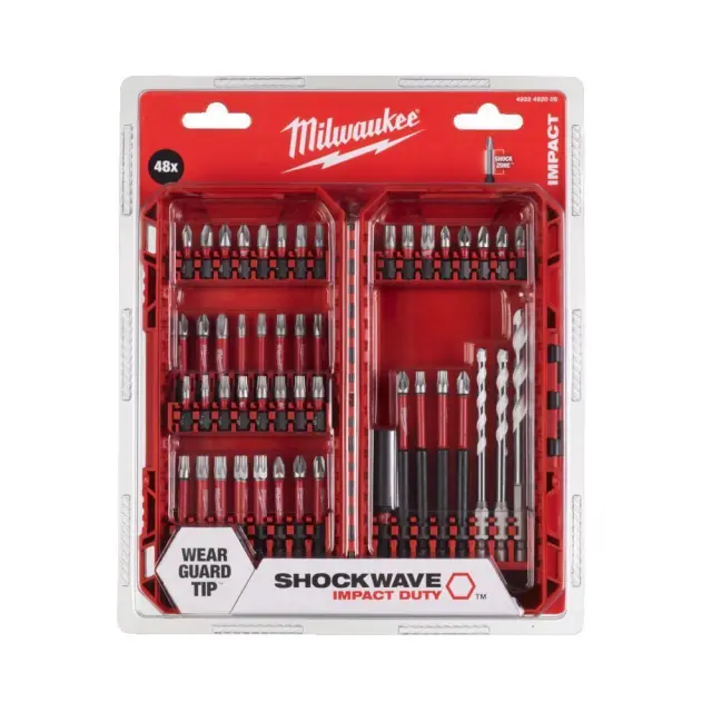 Milwaukee 4932492005 - SET 48TMX SHOCKWAVE DRILL & DRIVE MW 2