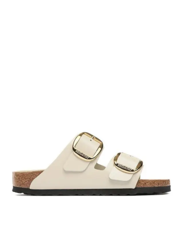 Birkenstock Πέδιλα Γυναικείο δέρμα Άσπρο BIR/ARIZONA BIG BUCKLE 1026128 ECRU 3