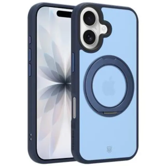 Tactical MagForce Hyperstand Cover for Apple iPhone 17 Deep Blue