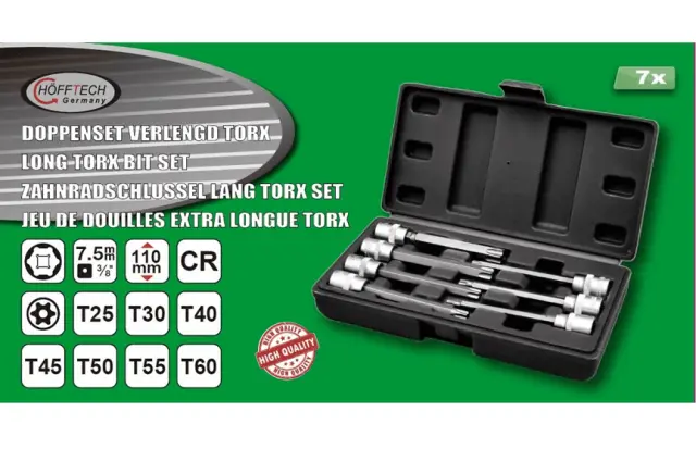 Hofftech - Σετ Torx Επέκτασης 7 Τεμαχίων 100mm