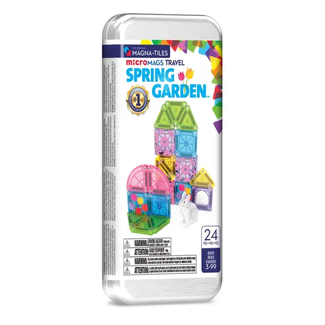 Magna-Tiles Μαγνητικά Πλακίδια MicroMAGS Spring Garden Travel Set 24 Κομμάτια (3+ ετών) 264024SG