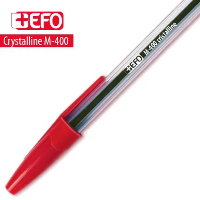 Στυλό +Εfo Crystalline M-400 Μ Κόκκινο
