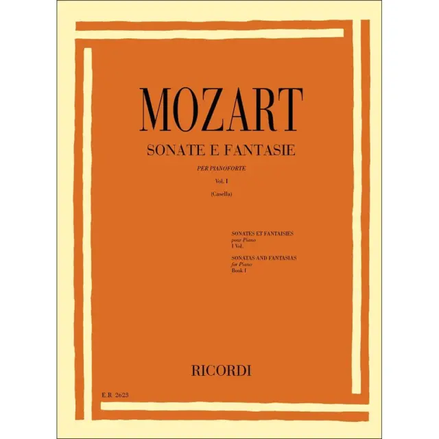 RICORDI W.A.Mozart - Sonate e Fantasie Per Pianoforte Vol. I