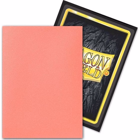 Dragon Shield Standard Matte Dual Sleeves - Peach Piip (100 Sleeves) 2