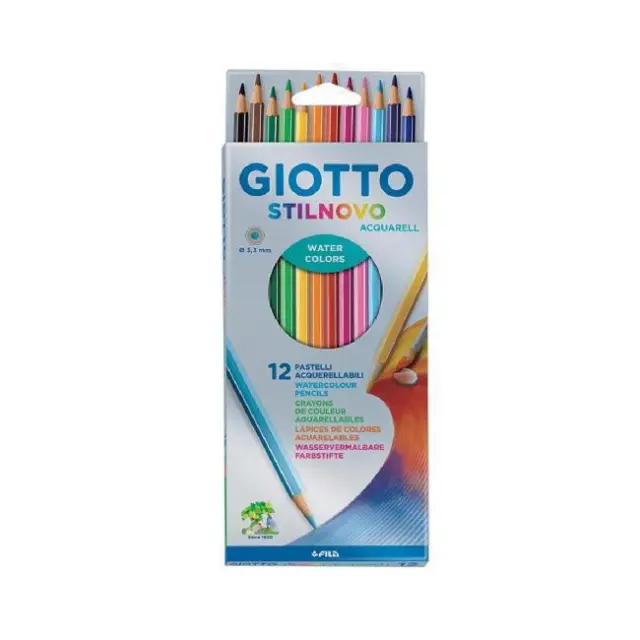 Giotto Ξυλομπογιές Stilnovo 12 χρώματα (256500)