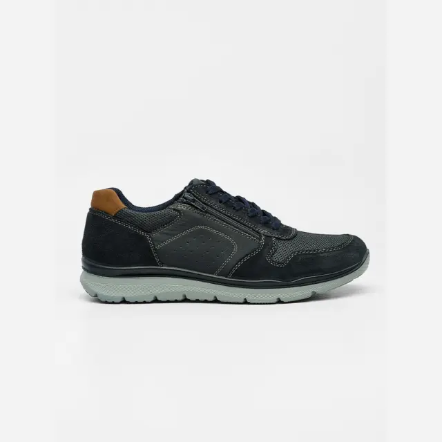 Imac Sneakers Ανδρικό δέρμα Μπλέ IMA/751870 D/BLUE