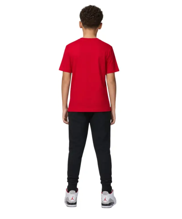 Jordan - Παιδική Μπλούζα T-Shirt Graphic Tee 95G110-U10 Κόκκινο - 8 ετών 3