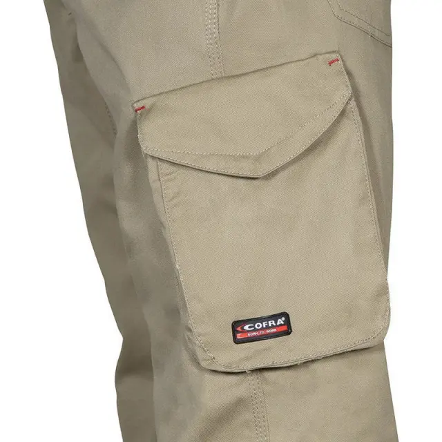 Παντελόνι Εργασίας Cofra Drill khaki/black - EU 46 3