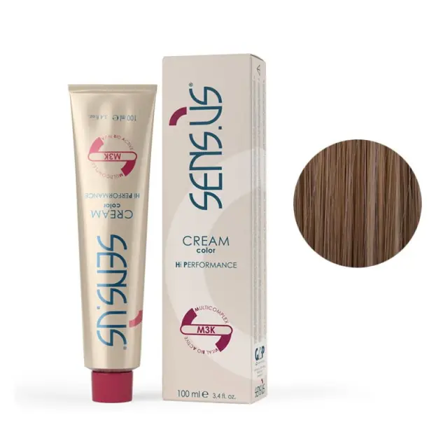Sensus M3K Permanent Hair Color 7.34 Copper Golden Blonde 100ml - (μόνιμη βαφή χάλκινο ντορέ ξανθό)