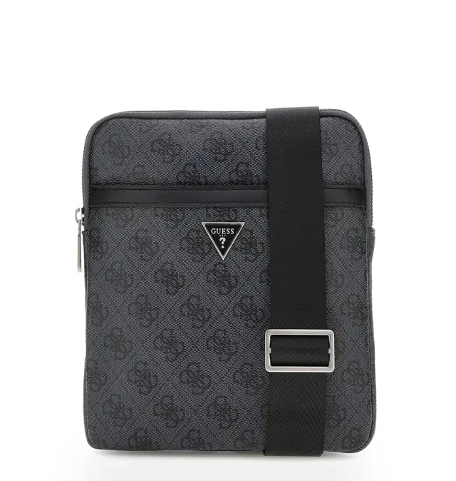 Τσάντα GUESS Vezzola HMEVZLP2223 Γκρι/Μαύρο