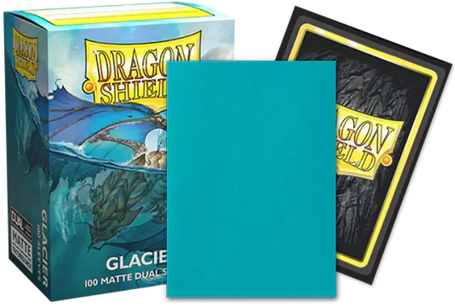 Dragon Shield Standard Matte Dual Sleeves - Glacier Miniom (100 Sleeves) 3