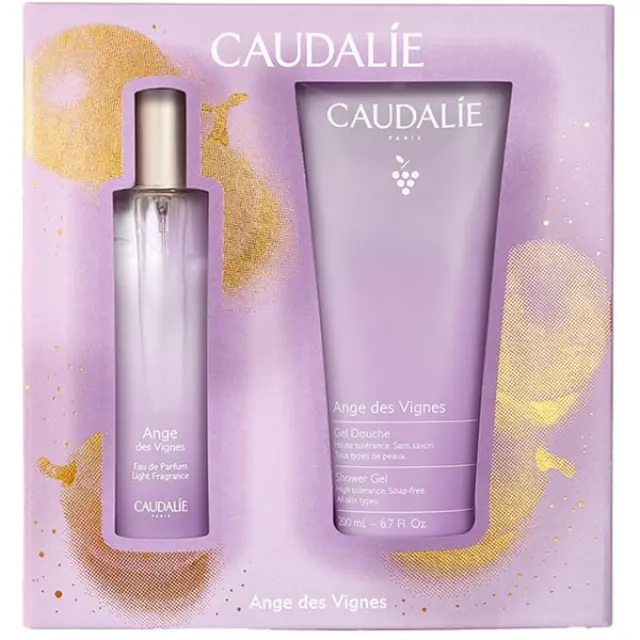 Caudalie Ange des Vignes X-Mas Promo Eau de Parfum Light Fragrance Γυναικείο Άρωμα, 50ml + Δώρο Shower Gel Αφρόλουτρο, 200ml, 1σετ