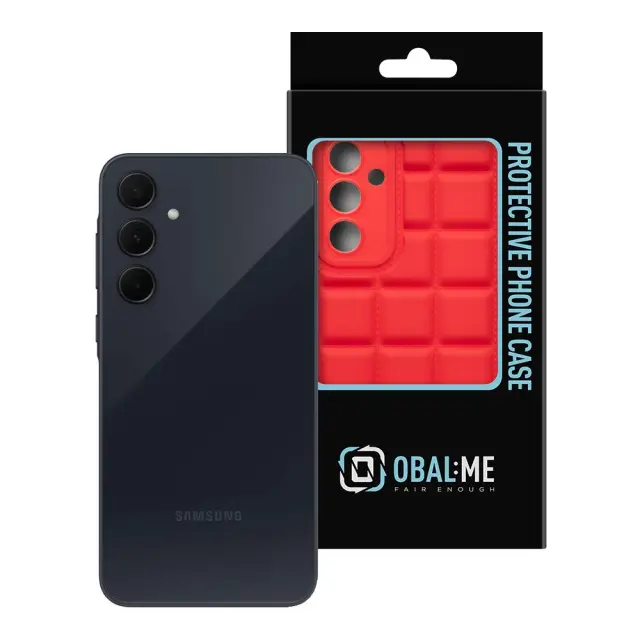 OBAL:ME Block Cover for Samsung Galaxy A35 5G Red 3