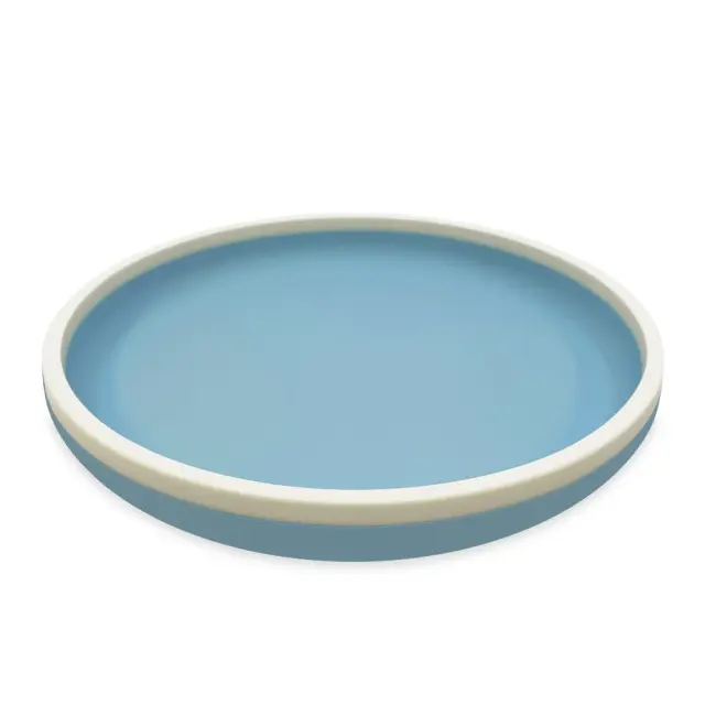 Πιάτο Σιλικόνης 18 cm - Μπλε - Smikkels Baby Oliver 2