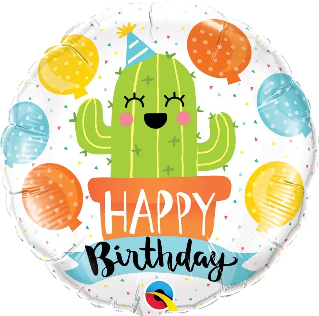 Μπαλόνι Φοιλ 18 Birthday Party Cactus 45 εκ.