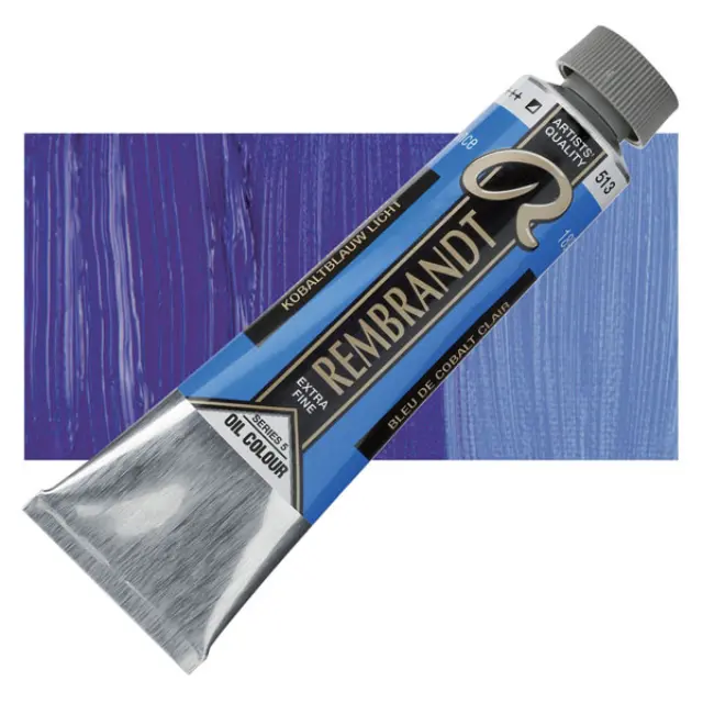 Λάδι Talens Rembrandt - 513 Cobalt Blue Light - 40ml