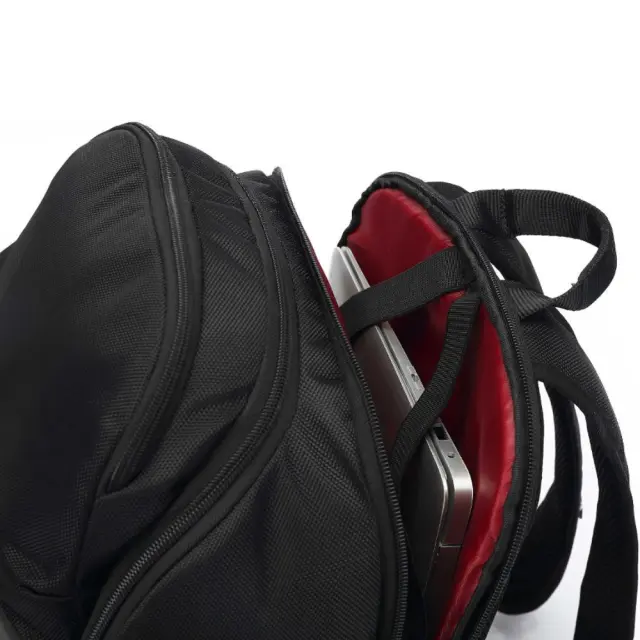 Τσάντα Yenkee YBB 1503 15.6" 22L με 2 Θήκες Αποθήκευσης και Υδροφοβική Ενισχυμένη Κατασκευή για Προστασία των Συσκευών (48x32x16 cm) Μαύρη 3