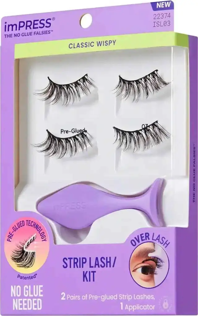Kiss imPRESS Pre-glued Strip Lash Kit 03 Σετ Ψεύτικες Βλεφαρίδες 1 Τεμάχιο - 03