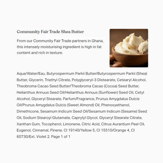 The Body Shop Baked Gingerbread and Brown Sugar Hand Balm 2