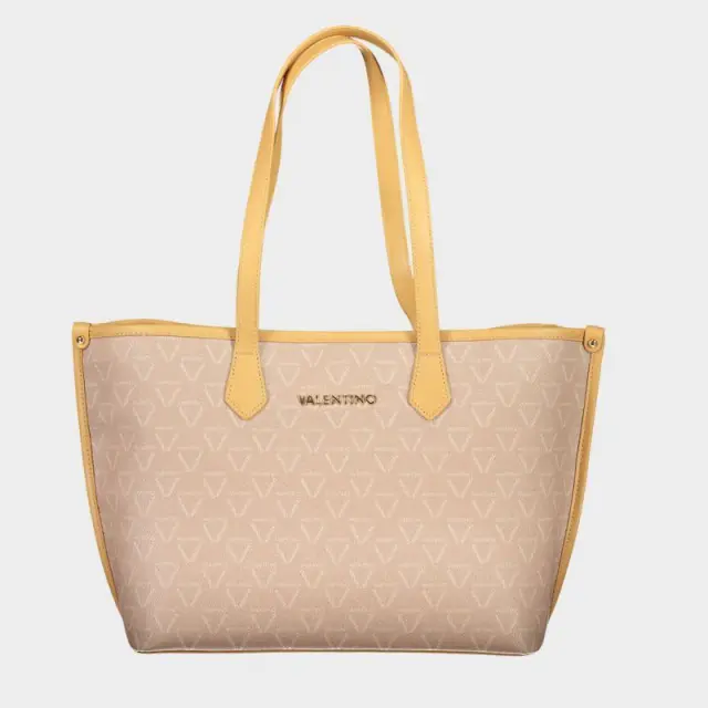 Valentino Bags - Μεγάλη Γυναικεία Τσάντα Lady Re VBS8GT02-C38 Μπεζ