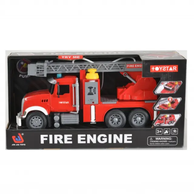 Πυροσβεστική Με Φώτα, Ήχους Και Spray Jin Jia Toys 666-58p 2