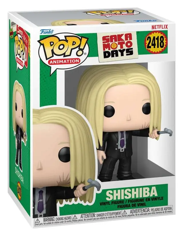 Sakamoto Days POP! Animation Vinyl Figure Shishiba 9 cm 2