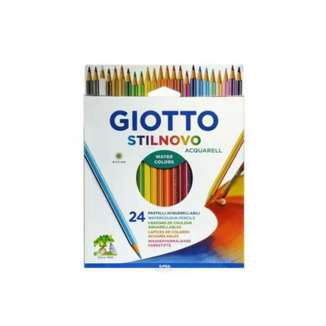 Giotto Ξυλομπογιές Stilnovo Acquarell 24 χρώματα (255800)