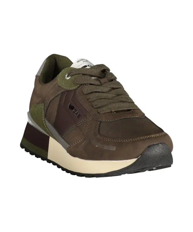 Gas - Ανδρικά Παπούτσια Sneakers Logan Nbk GAM623006-3193 Πράσινο/Καφέ 2