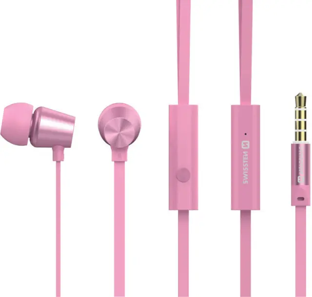 Ακουστικά Handsfree Swissten YS500 - 3.5mm - Rose Gold