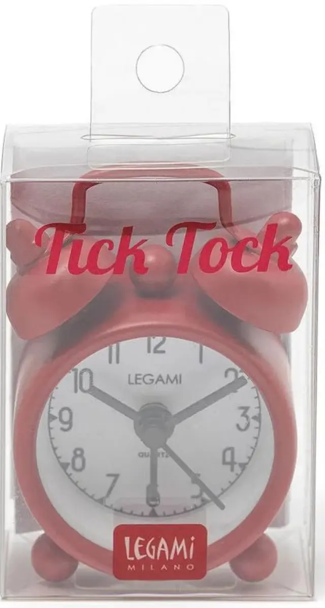 Legami Ρολόι Ξυπνητήρι mini Tick Tock Alarm Κόκκινο (SVEKIT23) Κόκκινο 2