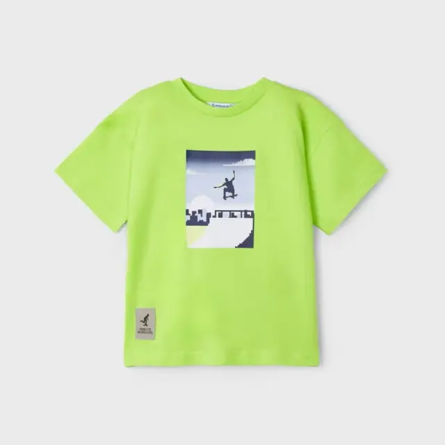 Mini 2 έως 10 ετών Μπλούζα oversize fit Better Cotton ακτινίδιο - 7Ε