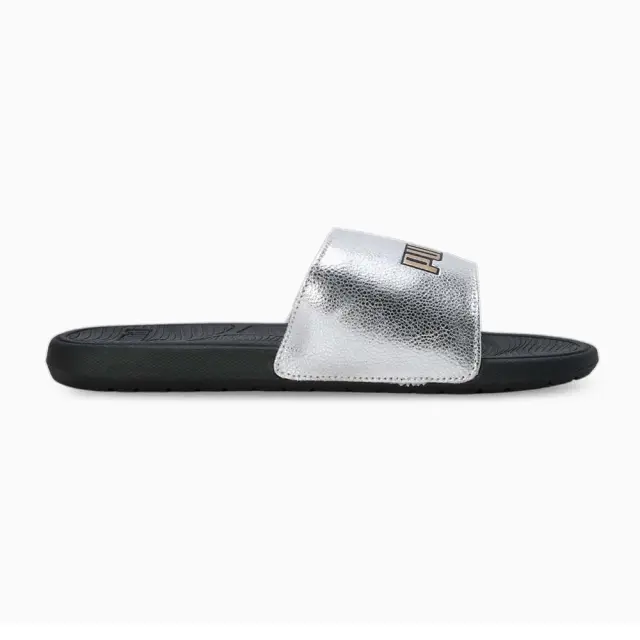 Puma Women's Cool Cat 2.0 Metallic Shine Slides Ασημί 395395-02 (Puma)