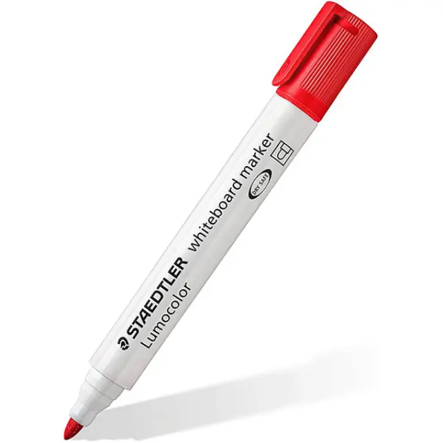 Staedtler Lumocolor Μαρκαδόρος Ασπροπίνακα - Κόκκινο