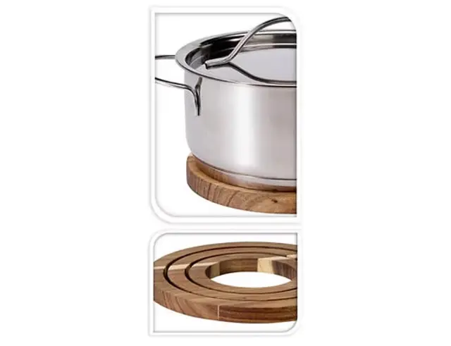 Σετ Σουπλά Μαγειρικών Σκευών Excellent Houseware - Ακακία - με διαστάσεις 12cm, 16cm, 20cm - 3 τεμάχια 170495580 3