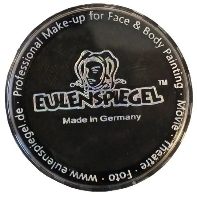 Χρώμα Μακιγιάζ Facepaint Bodypaint Eulenspiegel Profi - Black - 30gr/20ml