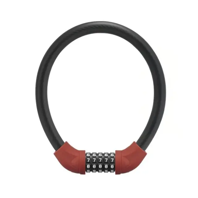 Rockbros Bike Lock with Code RKS570-RD ​Steel Cable