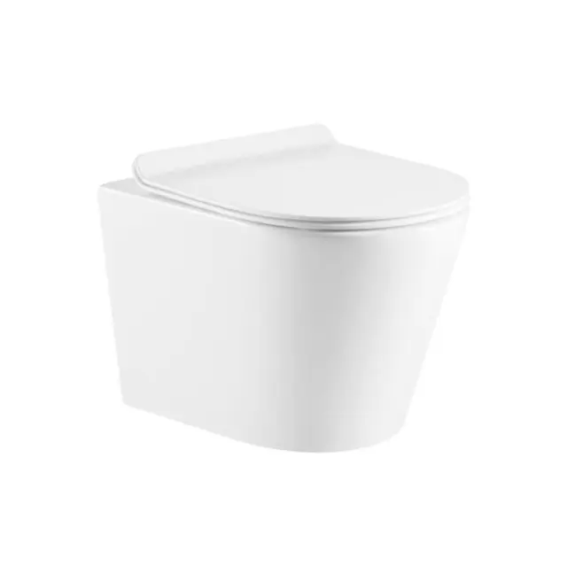Λεκάνη αναρτώμενη με καπάκι ZINA LT 053E-R RIMLESS WHITE