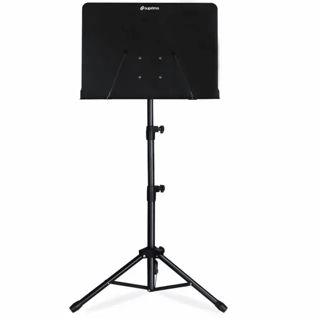 SUPRIMO D3 music stand sheet music holder adjustable foldable black 82-146 cm up to 10 kg