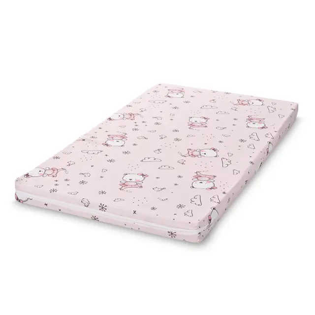 Lorelli Βρεφικό στρώμα "Classic" 62/110-6 εκ. Ballerina bear pink Ροζ
