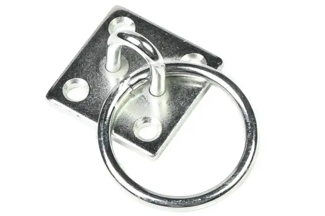 Eye plate with ring 6 mm