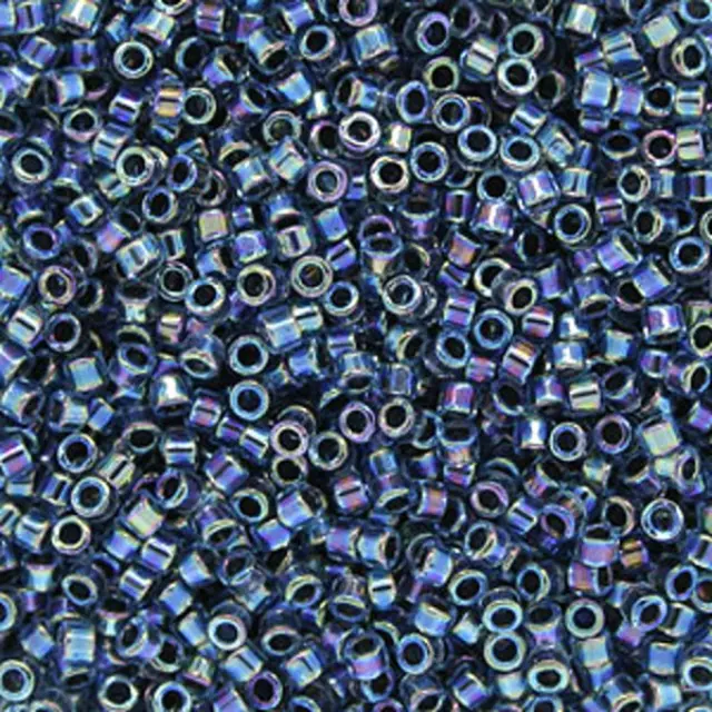 Χάντρα Miyuki Delica 11/0 - DB0085 - Transparent Steel Blue AB ~7gr