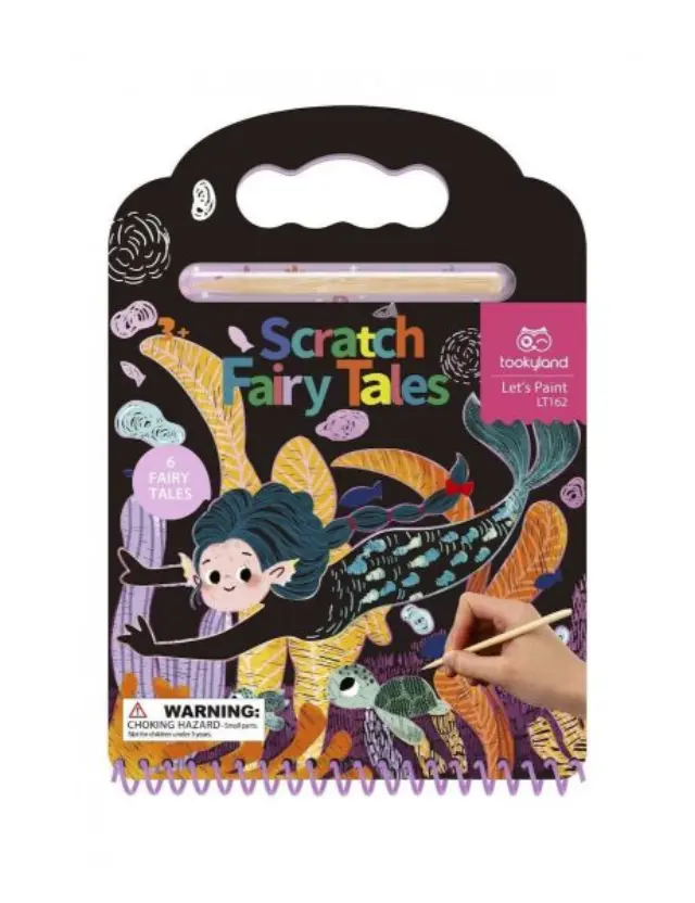 Tooky Toy / Tookyland Ζωγραφική Scratch Art Fairy Tales LT162