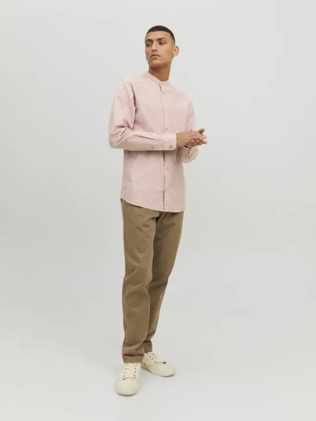 JJESUMMER BAND SHIRT L/S S22 NOOS Deauville Mauve 2
