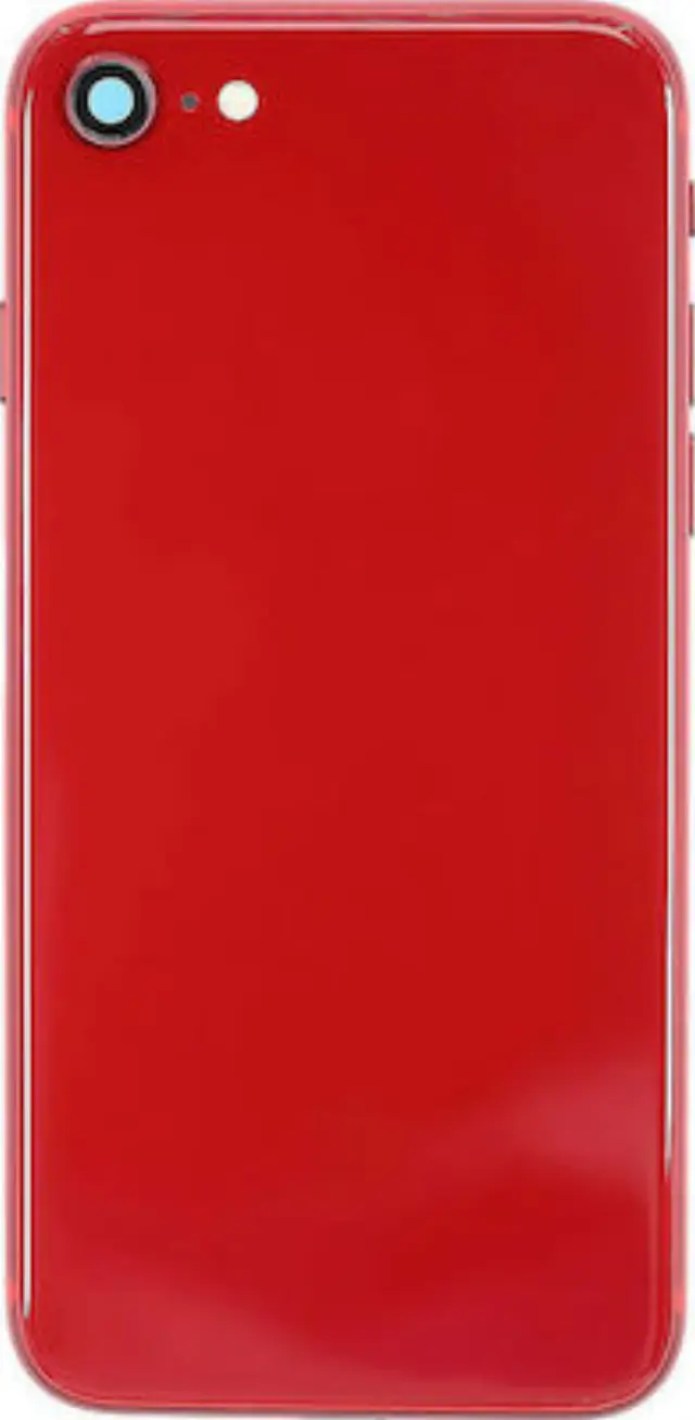 Πίσω Καπάκι/Back Cover Glass για iPhone iPhone 8 Plus Κοκκινο