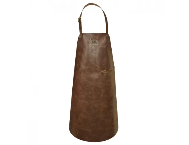 Δερμάτινη Ποδιά Λαιμού Doxx Amsterdam Rustic Leather Apron με ρυθμιζόμενα λουράκια και διαστάσεις 80x58cm - BrownRL.AP-001-BROWN