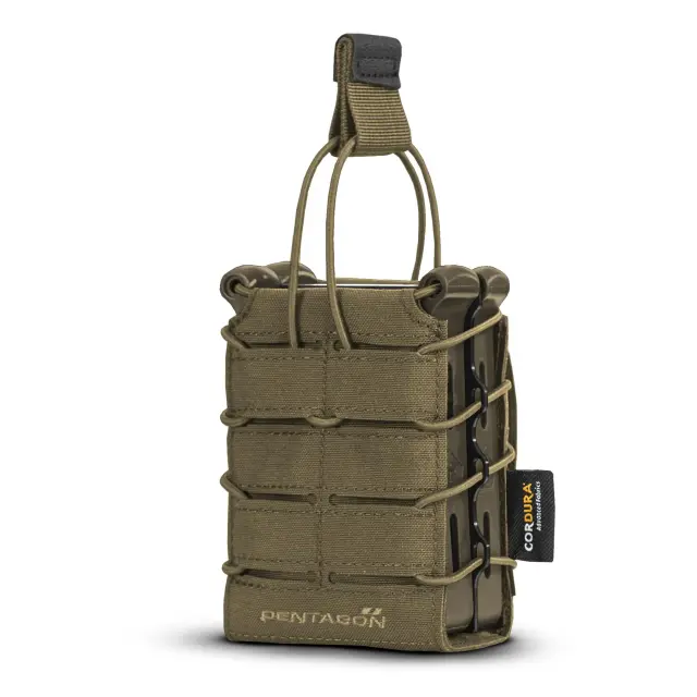 Pentagon Elpis Rifle Mag Pouch Double-Θήκη Γεμιστήρων Διπλή - 01-Black-Μαύρο 2