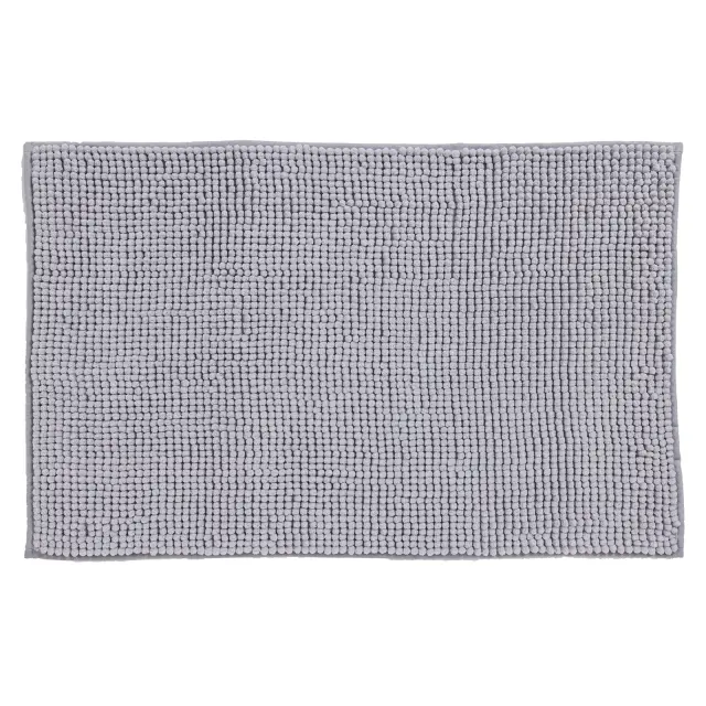 Πατάκι Μπάνιου 50x80 1200gsm Das Home 0774 Light Grey 100% Chenille
