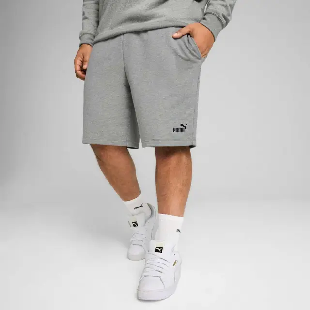 Puma Men's Essentials No1 Logo 10inch Shorts Γκρι 682594-03 (Puma) 3